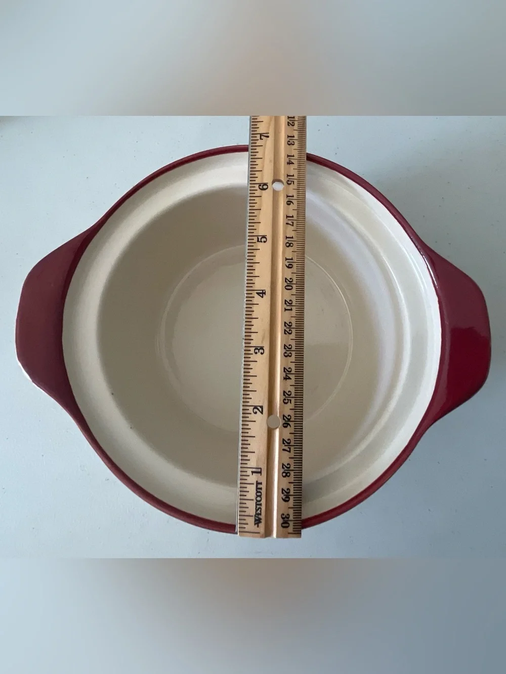 VTG Temp-Tations by Tara Old World Cranberry Red Casserole Dish with Lid - 1 Qt